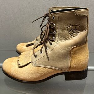 Ariat Women's Brown Lace Up Leather Boots